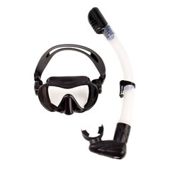 Laste komplekt Scorpena mask+snorkeling toru,musta värvi hind ja info | Snorgeldamise komplektid | kaup24.ee