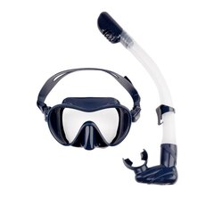 Komplekt Scorpena mask+snorkeling toru, mereväe sinine hind ja info | Snorgeldamise komplektid | kaup24.ee