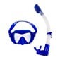Komplekt Scorpena mask+snorkeling toru, helesinine hind ja info | Snorgeldamise komplektid | kaup24.ee