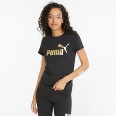 Женская футболка Puma 848303*01, черная/золотая 4064535747805 цена и информация | Футболка женская | kaup24.ee