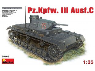 Miniart - Pz.Kpfw. III Ausf.C, 1/35, 35166 цена и информация | Конструкторы и кубики | kaup24.ee