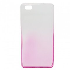 Чехол - крышка Mocco Gradient Back Case Silicone Case With gradient Color для Huawei P10 Lite, Прозрачный/Pозовый цена и информация | Чехлы для телефонов | kaup24.ee