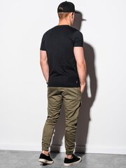 Мужская футболка Ombre S1370, черная цена и информация | Мужские футболки | kaup24.ee