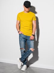 Мужская футболка Ombre S1370, желтая цена и информация | Meeste T-särgid | kaup24.ee