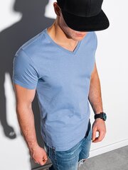 Мужская футболка Ombre S1369, синяя цена и информация | Мужские футболки | kaup24.ee
