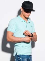 Рубашка поло мужская хлопковая S1374, светло-голубая цена и информация | Мужские футболки | kaup24.ee