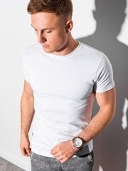 Мужская футболка Ombre S1370, белая цена и информация | Мужские футболки | kaup24.ee