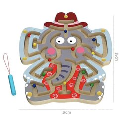 Puidust labürint "Elevant" hind ja info | Tüdrukute mänguasjad | kaup24.ee