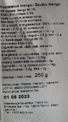 Манго сушеное 500г цена и информация | Орехи, сухофрукты, семечки | kaup24.ee