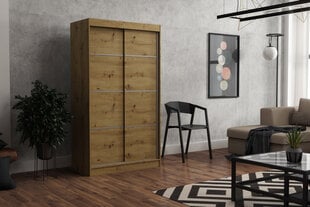 Шкаф NORE Rob 120, коричневый цена и информация | Шкафы | kaup24.ee