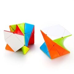 Pusle deformeerunud Rubiku kuubik, 2x2, ilma kleebisteta, ruubiku kuubik hind ja info | Arendavad mänguasjad | kaup24.ee