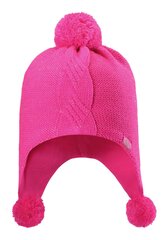 Зимняя шапочка Lassie728744-4680, розовая цена и информация | Зимняя одежда для детей | kaup24.ee