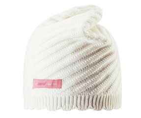 Tüdrukute müts Lassie, 728701-0110, Valge цена и информация | Шапки, перчатки, шарфы для девочек | kaup24.ee