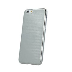 Чехол - крышка Mocco Carbon Premium Series Back Case Silicone для Samsung G920 Galaxy S6, Серебристый цена и информация | Чехлы для телефонов | kaup24.ee