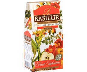 Puuvilja tee Basilur REDHOT GINGER TEA 100g. (karton) hind ja info | Tee | kaup24.ee