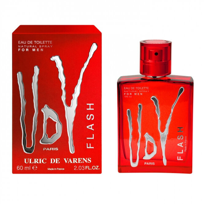 Tualettvesi Ulric De Varens Flash EDT meestele, 60 ml hind ja info | Meeste parfüümid | kaup24.ee