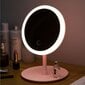 LED-valgustava kosmeetilise peegliga peegel Make up цена и информация | Meigikotid, lauapeeglid | kaup24.ee