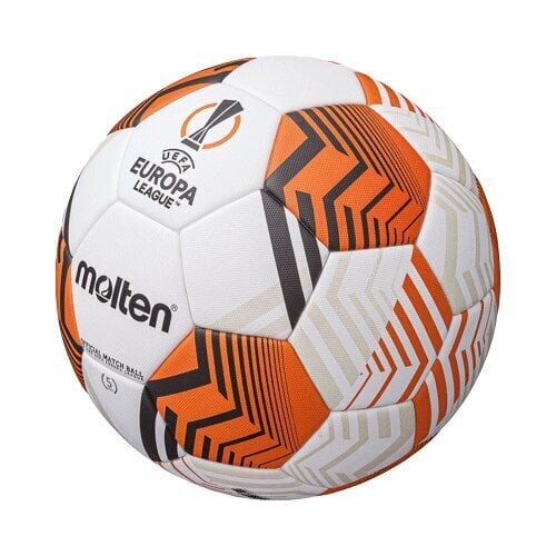 Jalgpall Molten F5U5000-12 ,valge , oranž , must . UEFA Europa League hind ja info | Jalgpalli pallid | kaup24.ee