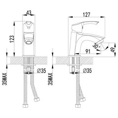 Valamusegisti Lemark LM1106C Strike hind ja info | Vannitoa segistid | kaup24.ee