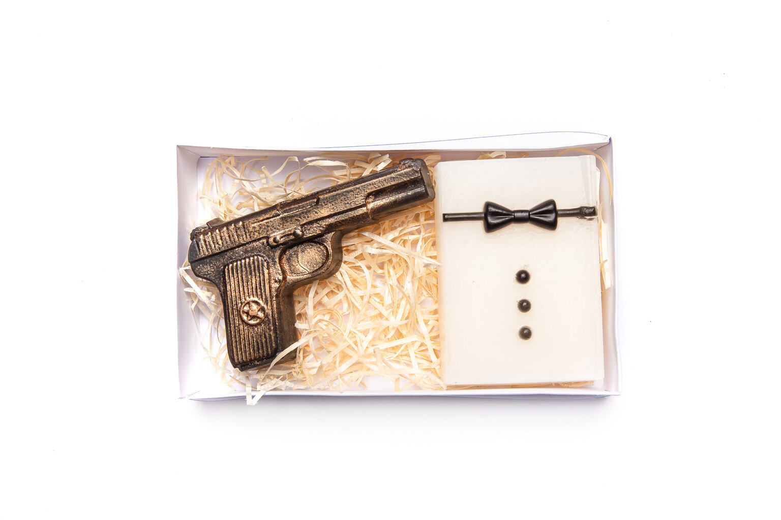 Glütseriinseep, kingitus, komplekt Bond, 3D seep, 130 g hind ja info | Muud kingitused | kaup24.ee