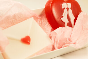 Glütseriinseep, kingitus, armastuskirjade komplekt , 3D seep, 200 g hind ja info | Seebid | kaup24.ee