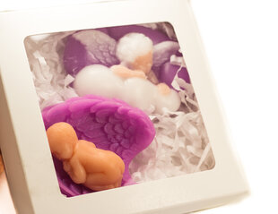 Глицериновое мыло набор ангел в облаках, Подарок, 3Dsoap, 130 г цена и информация | Мыло | kaup24.ee