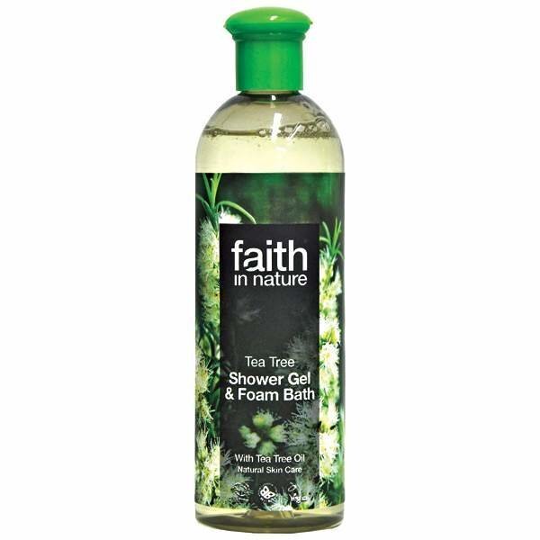 Faith in Nature sügavpuhastav dušigeel-vannivaht teepuuõliga, 400 ml цена и информация | Dušigeelid, õlid | kaup24.ee