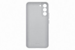 Leather Cover for Samsung Galaxy S22 Plus, Light Gray hind ja info | Telefoni kaaned, ümbrised | kaup24.ee