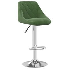 vidaXL baaripukid 2 tk, tumeroheline, samet hind ja info | Söögilaua toolid, köögitoolid | kaup24.ee