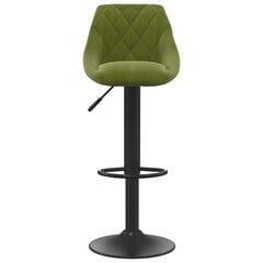 vidaXL baaripukid 2 tk, heleroheline, samet hind ja info | Söögilaua toolid, köögitoolid | kaup24.ee