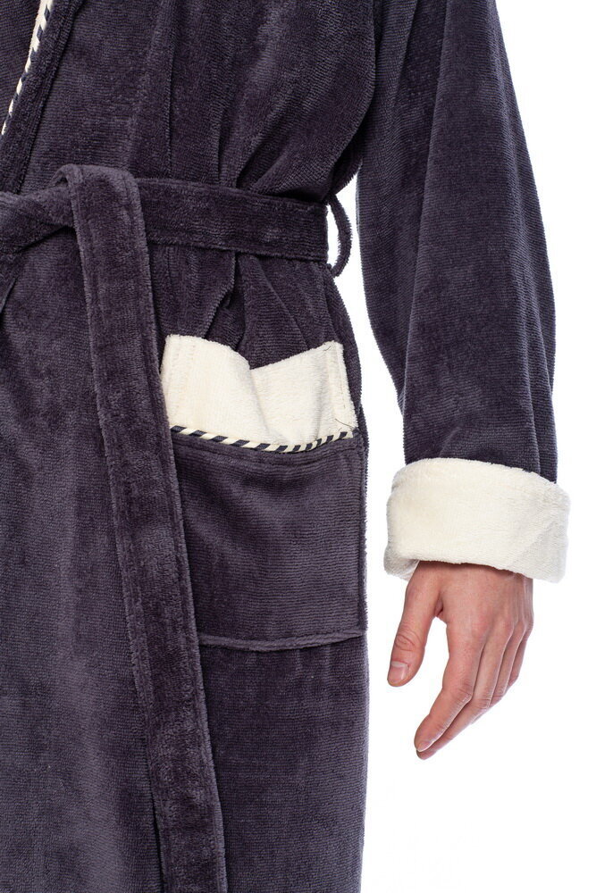 Meeste hommikumantel Elite Bamboo, hall hind ja info | Meeste hommikumantlid, pidžaamad | kaup24.ee