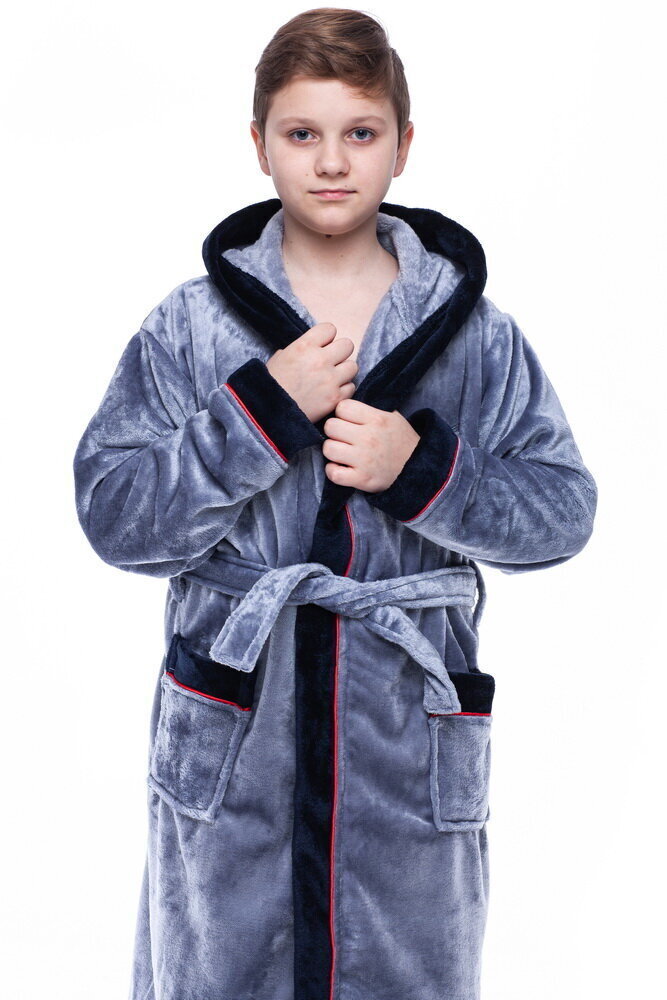 Noorte hommikumantel Elite Bamboo, hall hind ja info | Poiste hommikumantlid ja pidžaamad | kaup24.ee