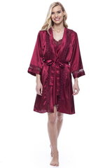 Naiste lühike hommikumantel Jasmin, bordoo hind ja info | Naiste hommikumantlid | kaup24.ee