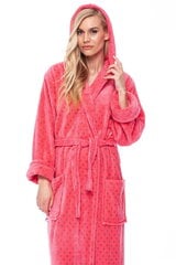 Халат из бамбукового волокна с капюшоном для женщин Angora Bamboo, розовый цена и информация | Женские халаты | kaup24.ee