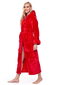 Naiste bambuskiust hommikumantel kapuutsiga Angora Bamboo, punane цена и информация | Naiste hommikumantlid | kaup24.ee