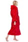 Naiste bambuskiust hommikumantel kapuutsiga Angora Bamboo, punane цена и информация | Naiste hommikumantlid | kaup24.ee