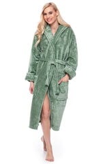 Халат из бамбукового волокна с капюшоном для женщин Angora Bamboo, зеленый цена и информация | Женские халаты | kaup24.ee