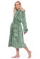 Naiste bambuskiust hommikumantel kapuutsiga Angora Bamboo, roheline цена и информация | Naiste hommikumantlid | kaup24.ee