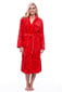 Naiste hommikumantel ornamentidega, punane hind ja info | Naiste hommikumantlid | kaup24.ee