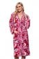 Naiste lilledega hommikumantel, roosa hind ja info | Naiste hommikumantlid | kaup24.ee