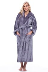 Naiste bambuskiust hommikumantel, hall hind ja info | Naiste hommikumantlid | kaup24.ee