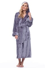 Халат из бамбукового волокна для женщин, серый цена и информация | Женские халаты | kaup24.ee