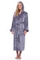 Naiste bambuskiust hommikumantel, hall цена и информация | Naiste hommikumantlid | kaup24.ee