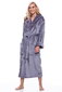 Naiste bambuskiust hommikumantel, hall цена и информация | Naiste hommikumantlid | kaup24.ee