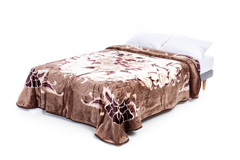 Pleed-voodikate Lilledega, 160x210 cm hind ja info | Voodikatted, pleedid | kaup24.ee