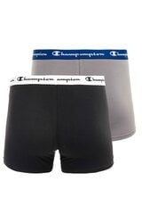 Champion Boxerid 2-Pakk must/hall цена и информация | Мужские трусы | kaup24.ee