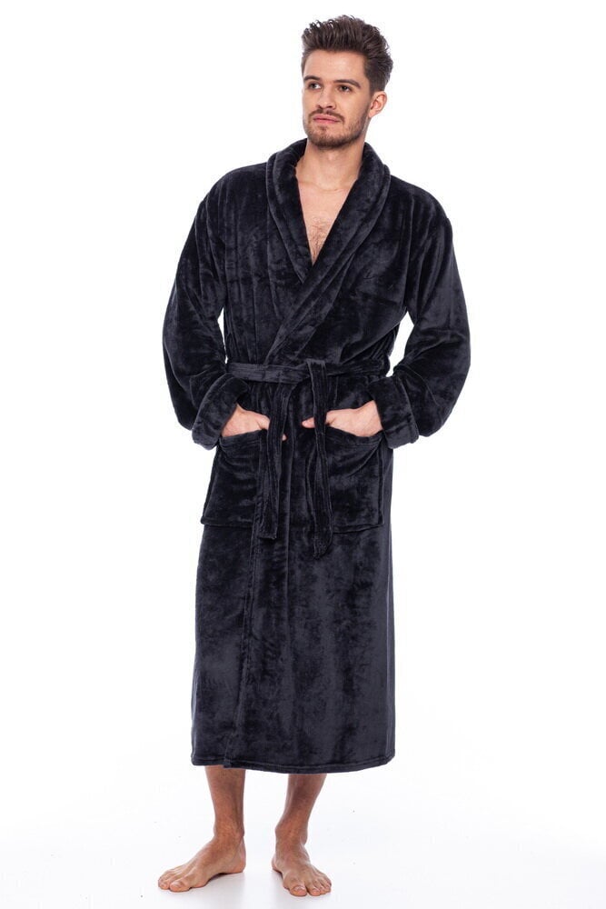 Meeste hommikumantel Elite Bamboo, hall hind ja info | Meeste hommikumantlid, pidžaamad | kaup24.ee
