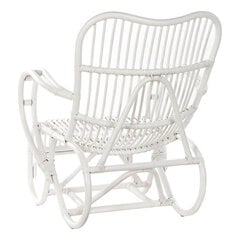 Кресло DKD Home Decor, 75x85x85 см, белое цена и информация | Садовые стулья, кресла, пуфы | kaup24.ee