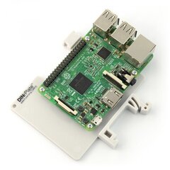 Держатель Raspberry Pi 4B/3B на DIN-рейку - DRP2 цена и информация | Электроника с открытым кодом | kaup24.ee