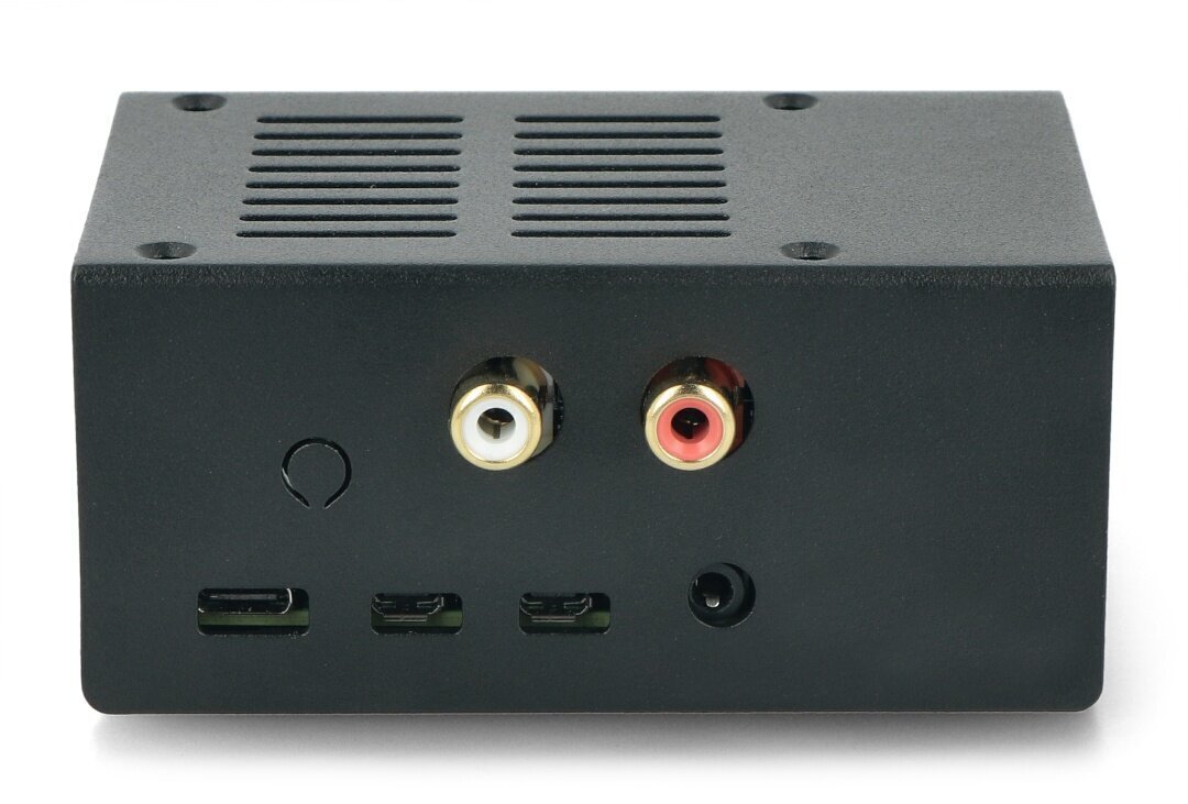 Raspberry Pi 4B ja HiFiBerry DAC + / ADC terasest kast hind ja info | Robootika, konstruktorid ja tarvikud | kaup24.ee